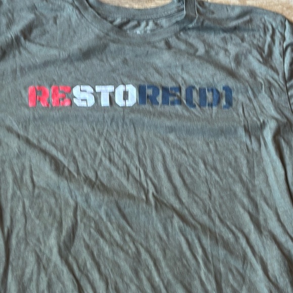 Men of Iron RESTORE(D) Gray Tshirt Men’s XL - Picture 2 of 7